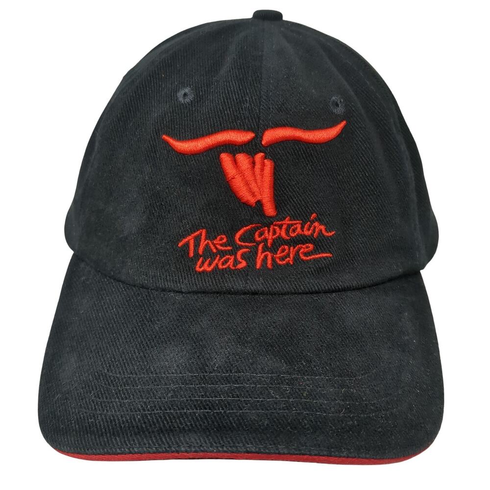 The Captain Was Here Captain Morgan Original Spiced Rum Baseball Cap Black OS